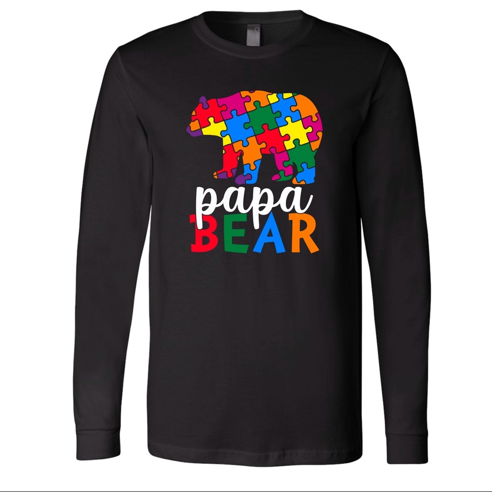 Autism Papa Bear Shirt